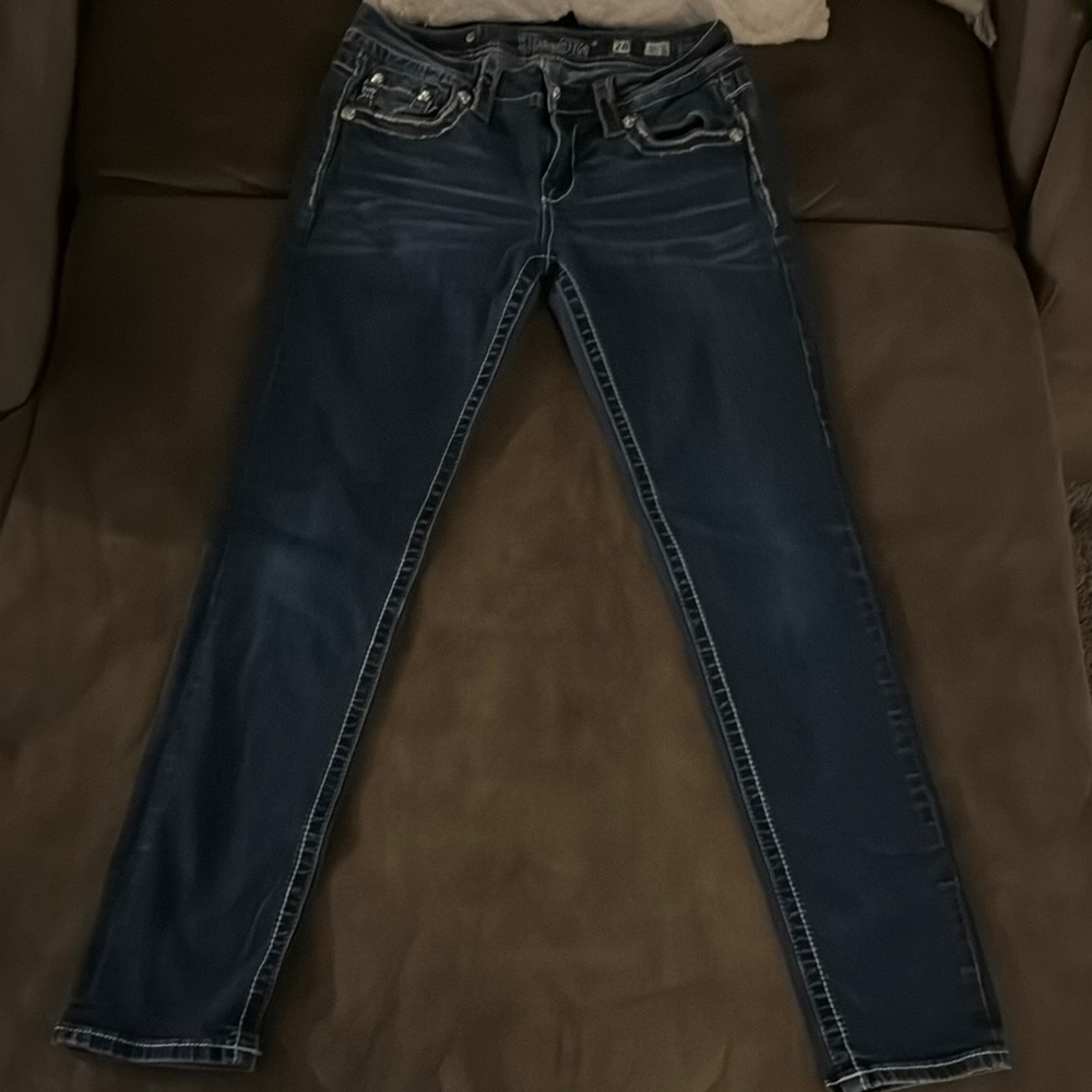 Dark Blue Denim Jeans